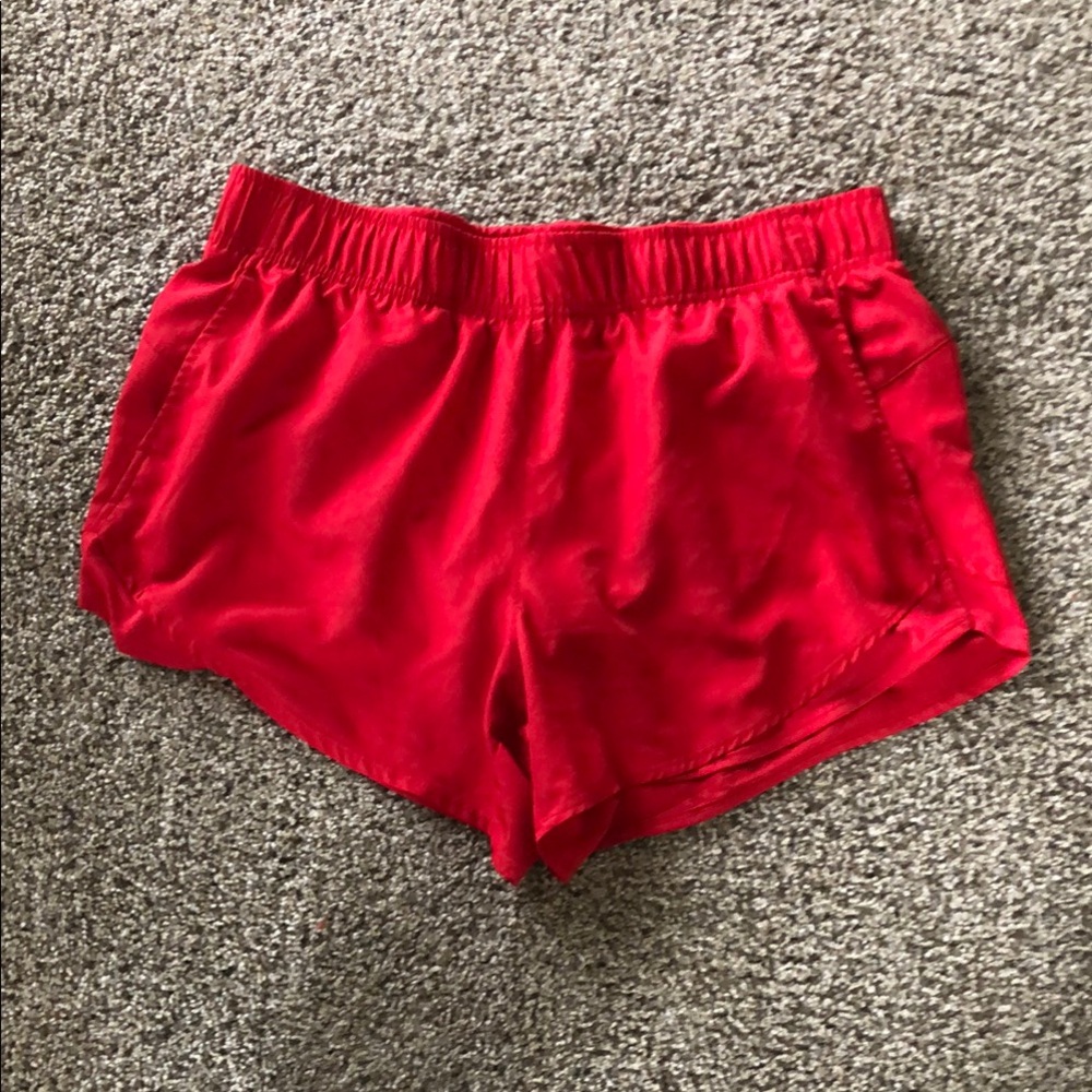 Athletic Works Women's Vibrant Red Athletic Shorts